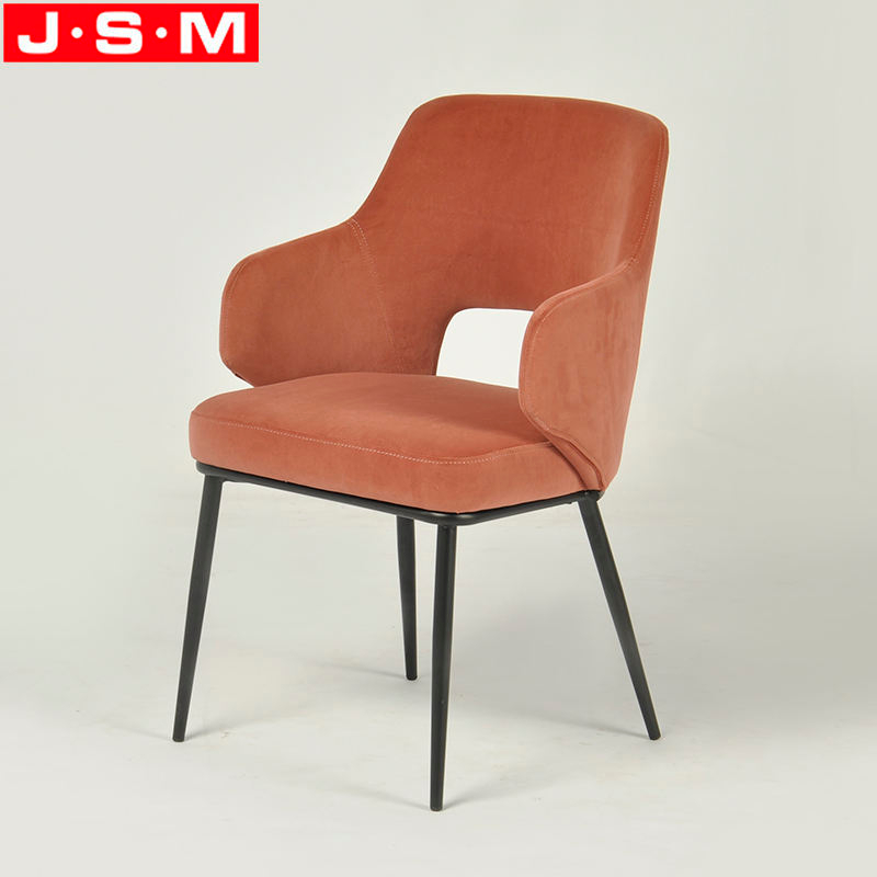 High Quality Cushion Seat Ash Timber Frame Design Armrest Dining Chair