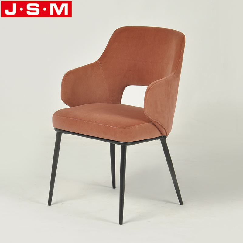 High Quality Cushion Seat Ash Timber Frame Design Armrest Dining Chair