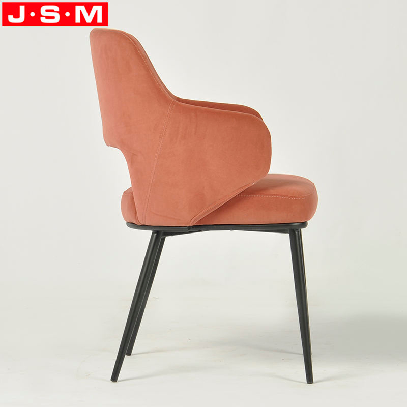 High Quality Cushion Seat Ash Timber Frame Design Armrest Dining Chair