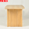 Factory Wholesale Ash Timber Base Dining Room Table Solid Wooden Rectangular Dining Tables