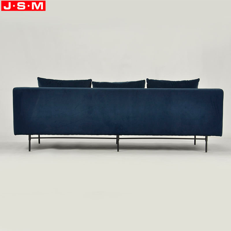 Any Color Is Available Retro Style Wooden Frame Living Room Sofa