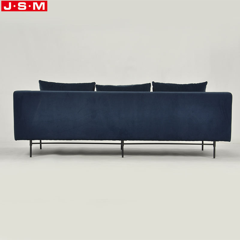 Any Color Is Available Retro Style Wooden Frame Living Room Sofa