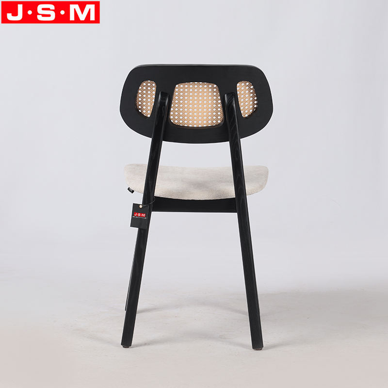 Custom Manufacturer Ash Frame Rattan Dining Chair Hotel Dining Room Chair