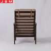 Hot Selling Leisure Solid Wood Armchair Comfortable Seat Single Sofa Chair Living Room Armchair