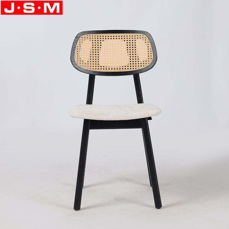 Custom Manufacturer Ash Frame Rattan Dining Chair Hotel Dining Room Chair
