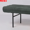 Professional Customized Fabric Pu Upholstery Living Room Bench Metal Frame Bench