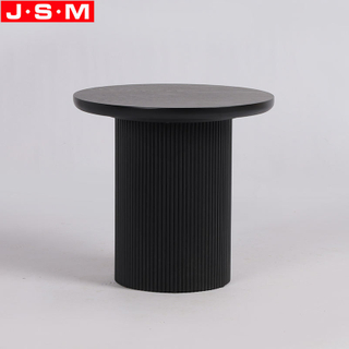 Simple Nordic Black Design Side Table Coffee Table Solid Wood Side Table