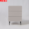 Hot Selling Cabinet Table Wooden Side Three Drawers Wood White Living Room Cabinet