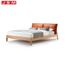 Modern Wooden Single Bed Luxury Solid Wood Bedroom Furniture King Size Bed