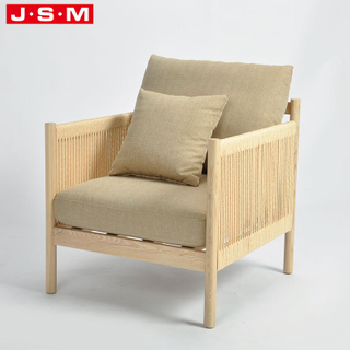 Good Quality Garden European Round Wooden Material Legs Round Room Massage Elastic Seater Sofa