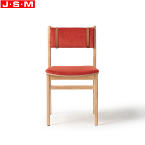 Modern Retro Solid Wood Chair Backrest Cushion Soft Simple Luxurious Home Restaurant Dining Chair