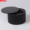 New Style Customization Solid Wood Round Corner Have Storage Tea Table