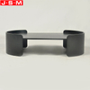 Modern Living Room Veneer Oval Black Coffee Wooden Tea Table