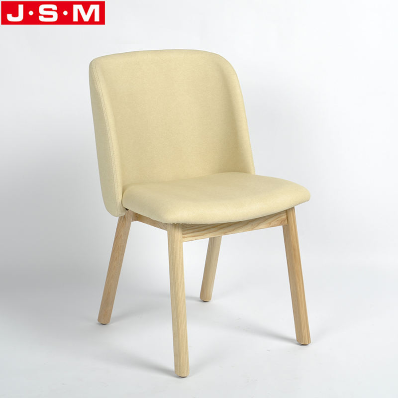 Classic Furniture Home Garden Wood Frame Long Back Upholstered Dining Chair