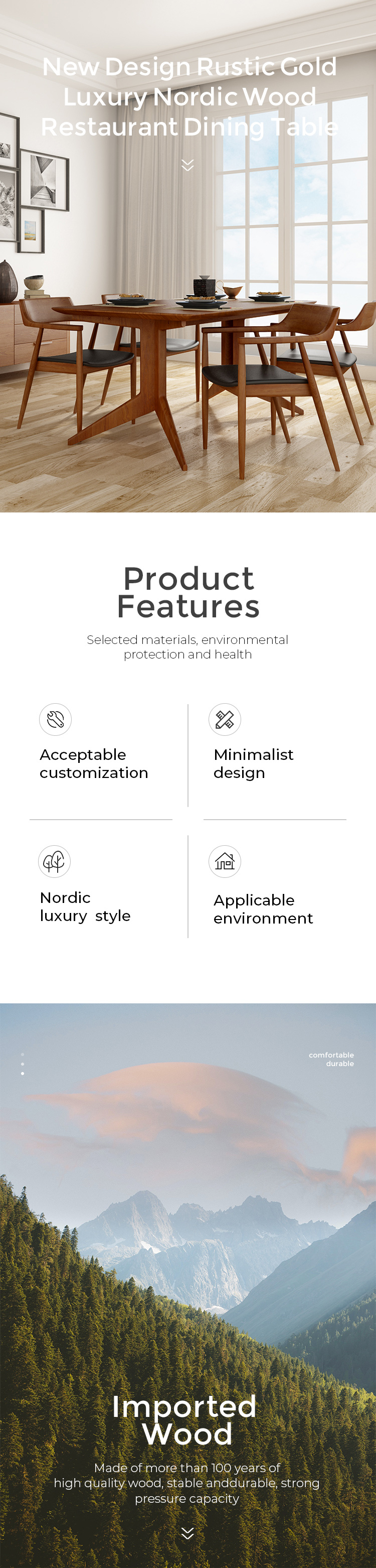 Dining Table 8 Chairs Set