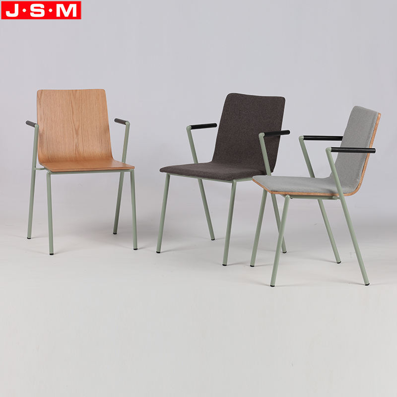 Nordic Hotel Restaurant Dinning Room Chair Stackable Metal Dining Chair