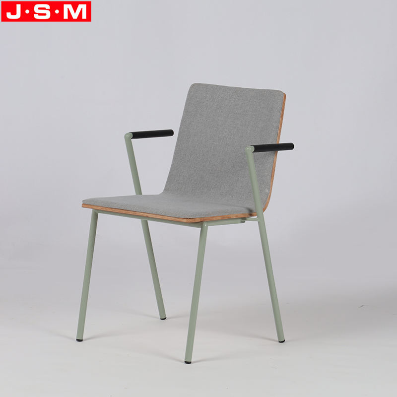 Nordic Hotel Restaurant Dinning Room Chair Stackable Metal Dining Chair
