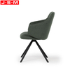 Hot Sale Nordic Modern Living Room Fabric Upholstered Office Chair With Metal Base