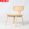 Veneer Back And Seat Stool Chair Small Living Room Dining Wooden Armchair