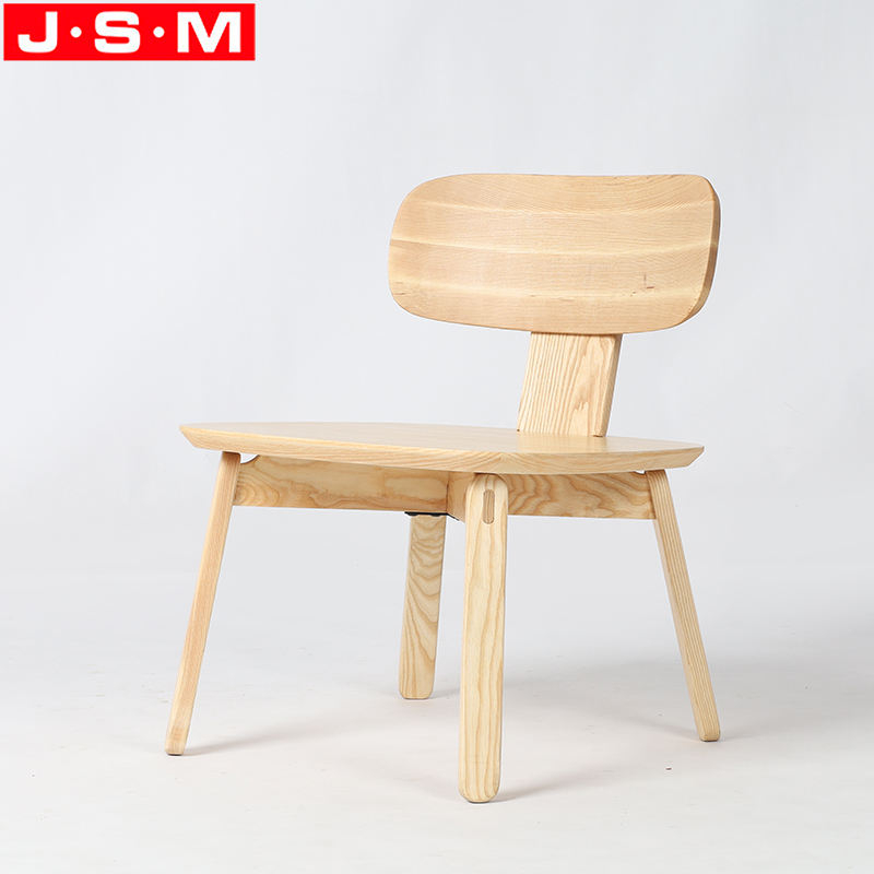 Veneer Back And Seat Stool Chair Small Living Room Dining Wooden Armchair