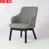 High Back Accent Chair Sofa Lounge Fabric Living Room Single Wooden Armchair
