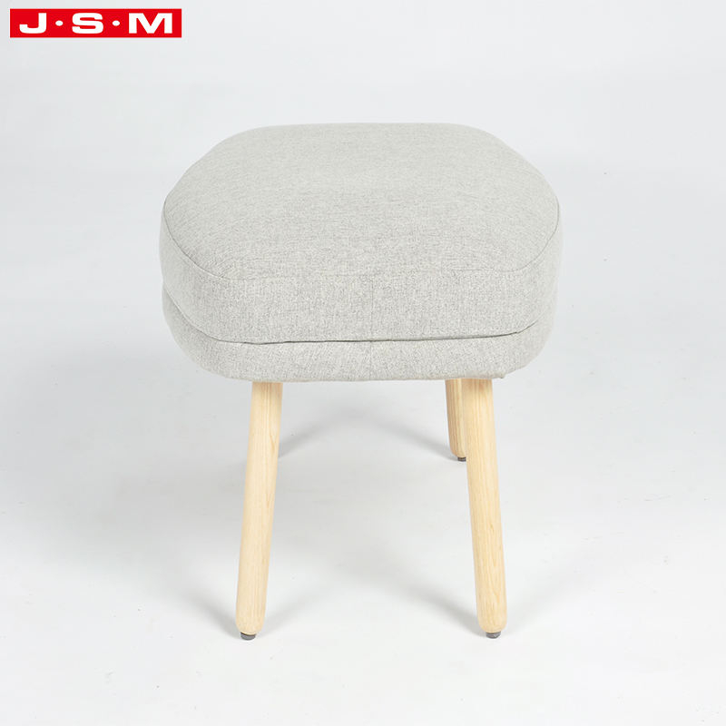 Cube Wooden Retro Style Round Square Pouffe Stool Tufted Velvet Fabric Ottoman