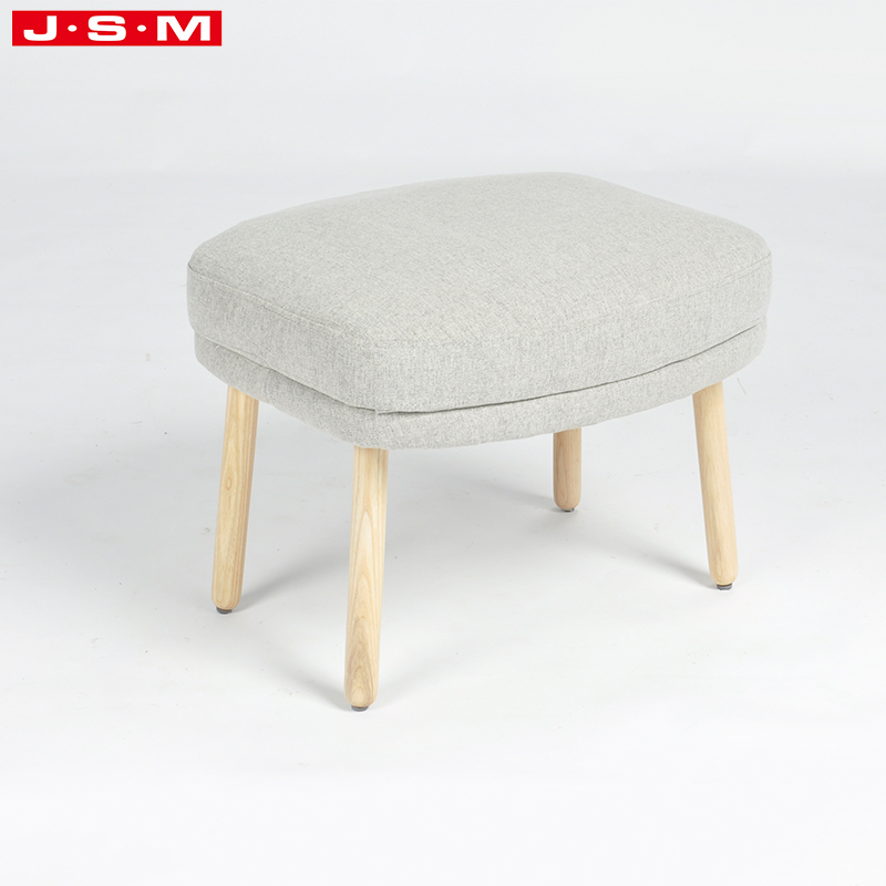Velvet Fabric Ottoman
