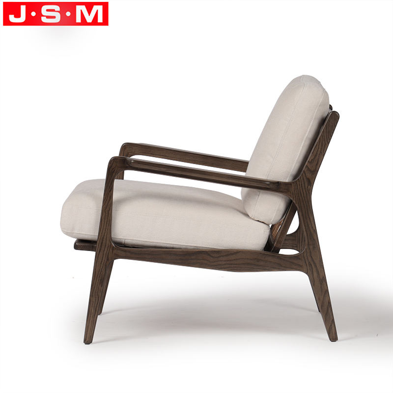 French Wood Plastic Rope Upholstery Living Room Seating Chairs Armchair