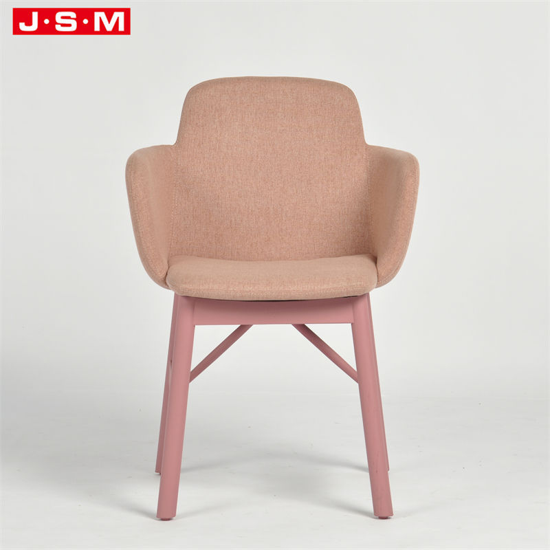 Restaurant Fabric Upholstered Home Furniture Pu Wooden Dining Chairs