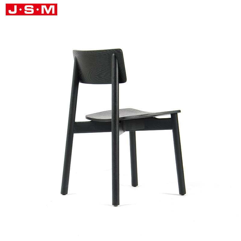 Minimalist Thickened Cushion Modern American Wood Dining Chairs