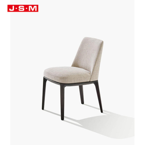 China High Quality Furniture Modern Frame Foam And Fabric Solid Wood Wingback Dining Chair