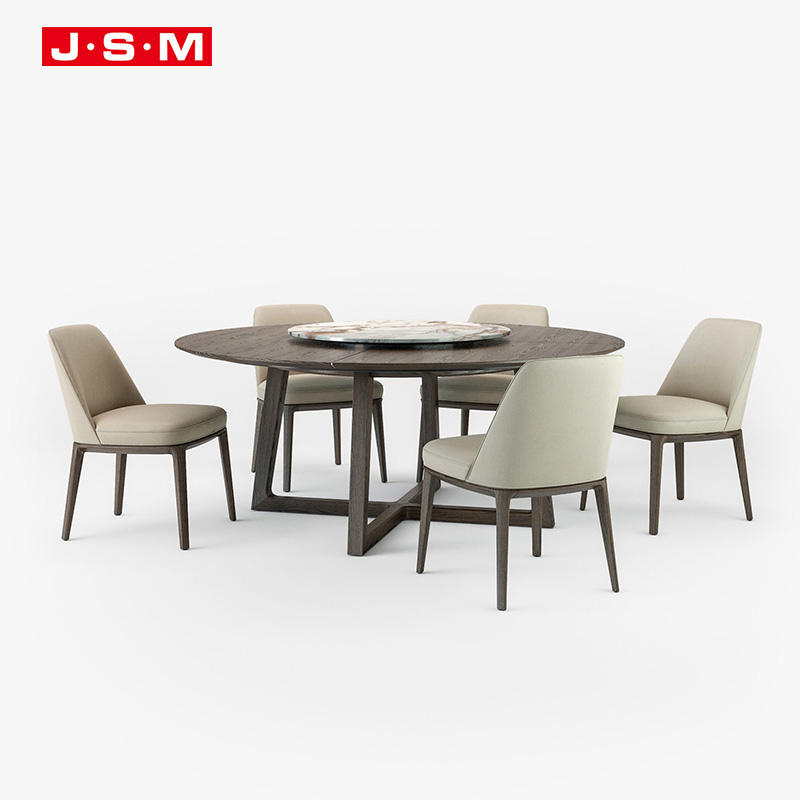 China High Quality Furniture Modern Frame Foam And Fabric Solid Wood Wingback Dining Chair