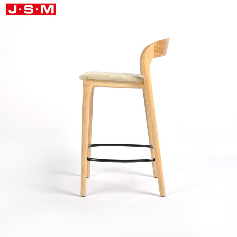 Luxury High Industrial Kitchen Outdoor Furniture Wood Chair Bar Stool
