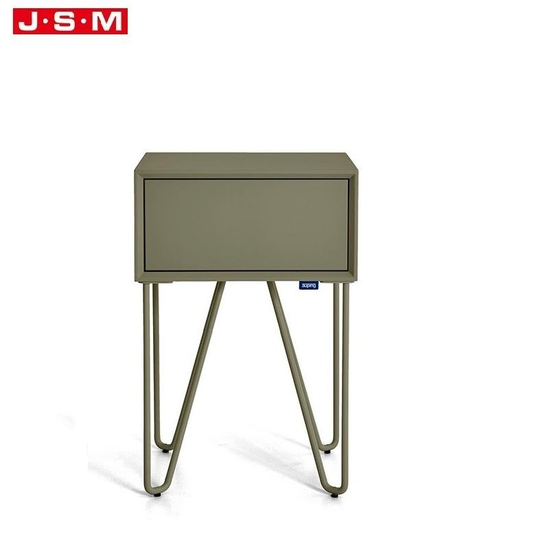 Indoor Furniture Bedroom Storage Ash Timber Base Cube Bedside Table