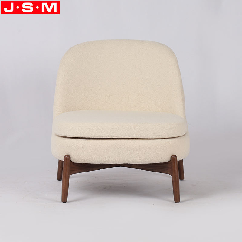 New Design Home Furniture Armchair Leisure Lounge Chair With Wood Leg