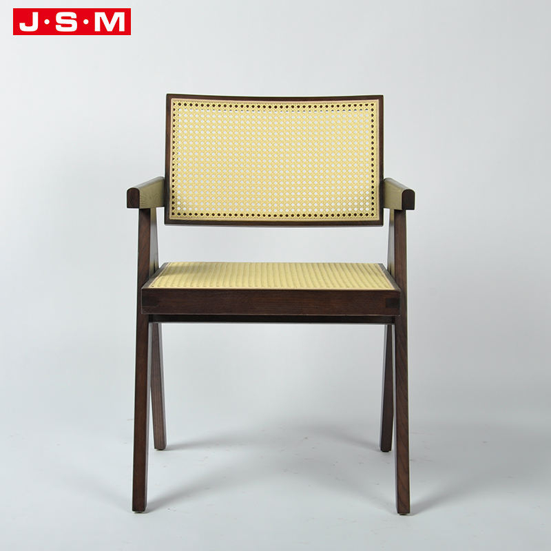 Modern Furniture Plastic Rattan Dining Chair Luxury Solid Wood Dining Chair