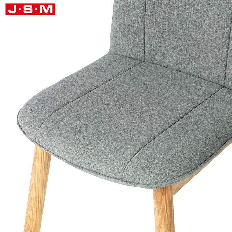 Wooden Frame Comfortable Upholstery Fabric Seat Dining Room Dining Chair