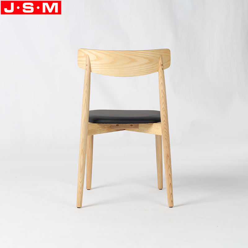 Good Quality Restaurant Black Cushion Seat Living Room Wooden Dining Chair