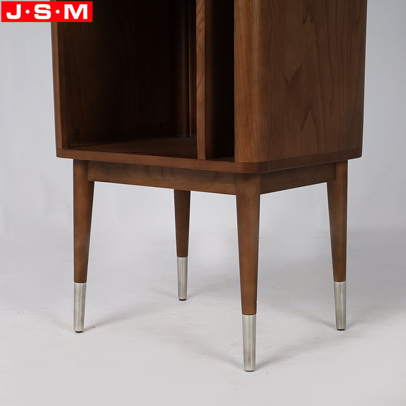 Home Furniture Veneer Carcase Wooden Display Case Bookcase Living Room Cabinet