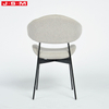 Luxury Hotel Italy Farmhouse Cross Back Wooden Foam And Fabric Upholstered Dining Chair
