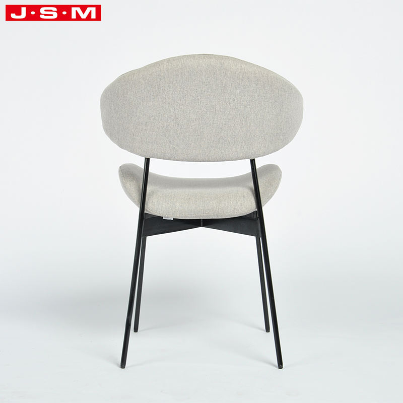 Luxury Hotel Italy Farmhouse Cross Back Wooden Foam And Fabric Upholstered Dining Chair