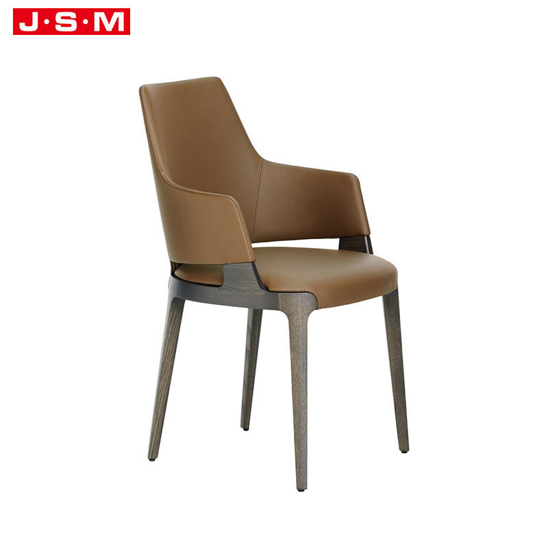 New Designs Wholesale High Back Fabric Room Industrial Style Classical Solid Wood Dining Chairs