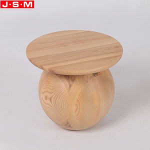 Factory Wholesale Round Tea Table Popular Design Solid Wood Tea Table