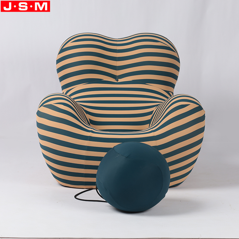 Armchair With Upholstery Ball Like Image