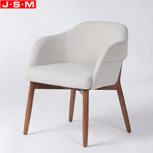 Dinning Room Ash Timber Wooden Restaurant Dining Chair With Foam And Fabric