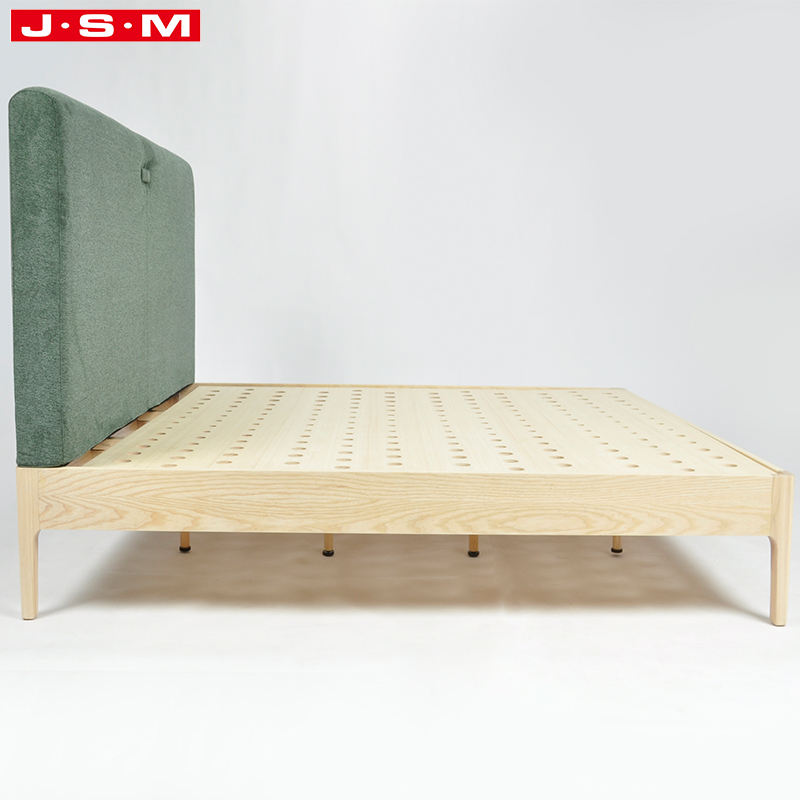 China Supply Furniture Room Wooden Frame Room Bedroom 1.5M 1.8M Bed Rest Bed