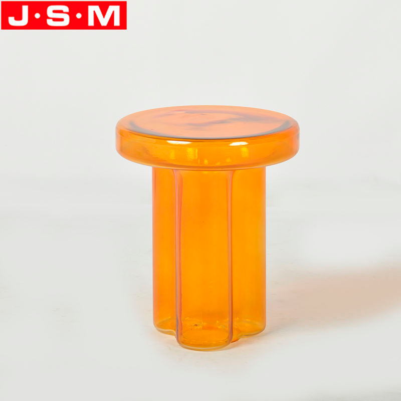 Contemporary Any Color Is Available Customization Coffee Table Set Round Tempered Glass Side Table