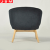 Luxury Leisure Chair For Living Room Modern Wooden Frame Waiting Chair