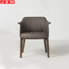 Modern Leather Dining Room Restaurant Furniture Hotel Wooden Dinning Chairs