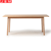 Wholesale Modern Ash Veneer Wood Table Rectangle Dining Table For Living Kitchen